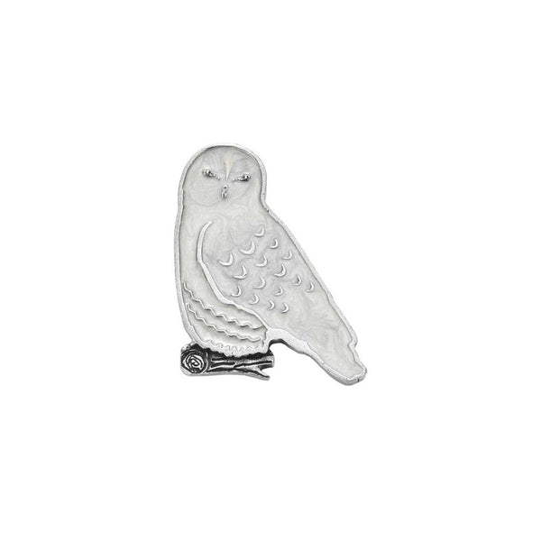 Danforth Pewter - Snowy Owl Magnet