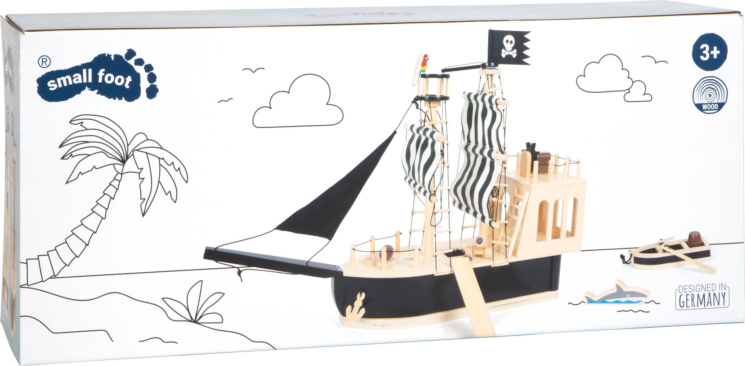 Hauck Toys - Small Foot Adventure Pirate Ship