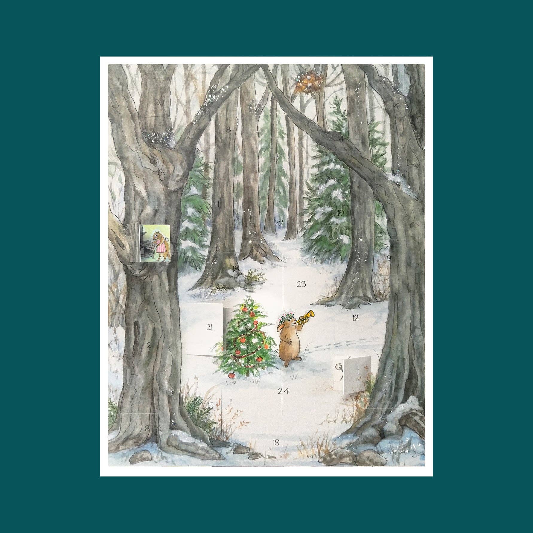 Woodfield Press - 3029 - Forest Advent Calendar