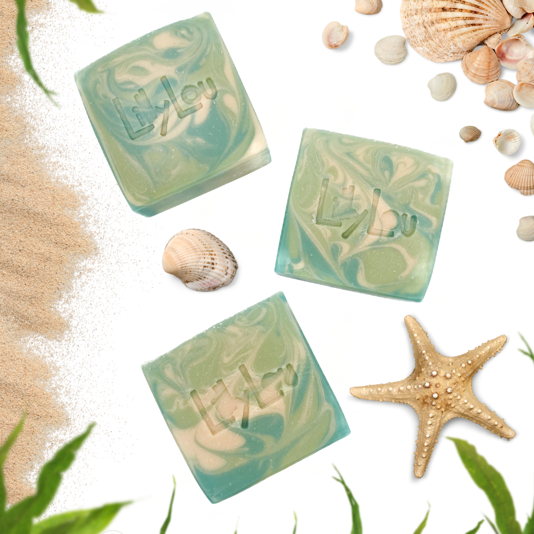 Lilly Lou Soap Co. - Seaside Soap | Beach Soap | Goat Milk Soap | Summer Soap