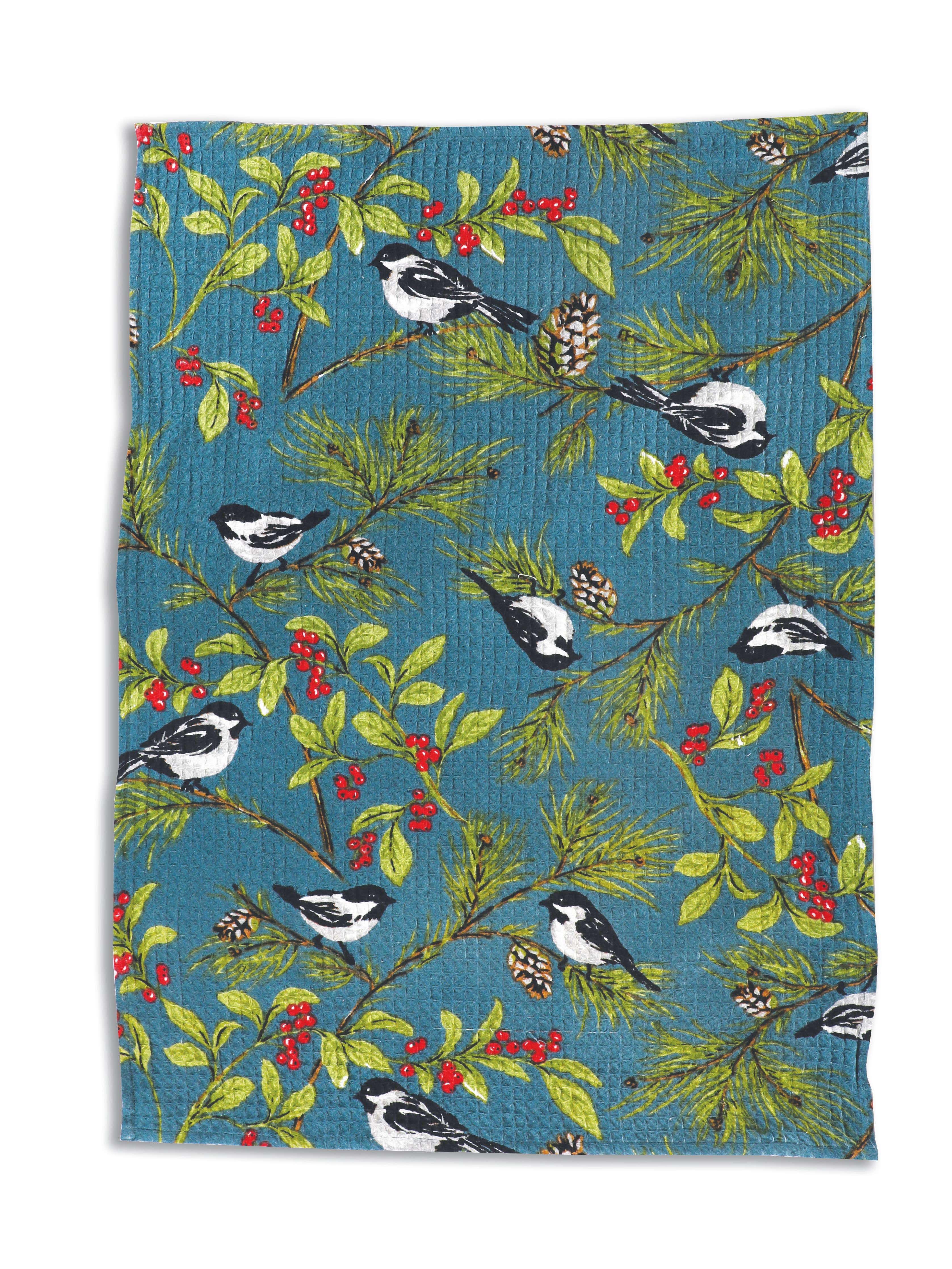 April Cornell - Chickadee Tea Towel Set of 2