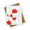 Cato & Company - Poppy Blank Notecard