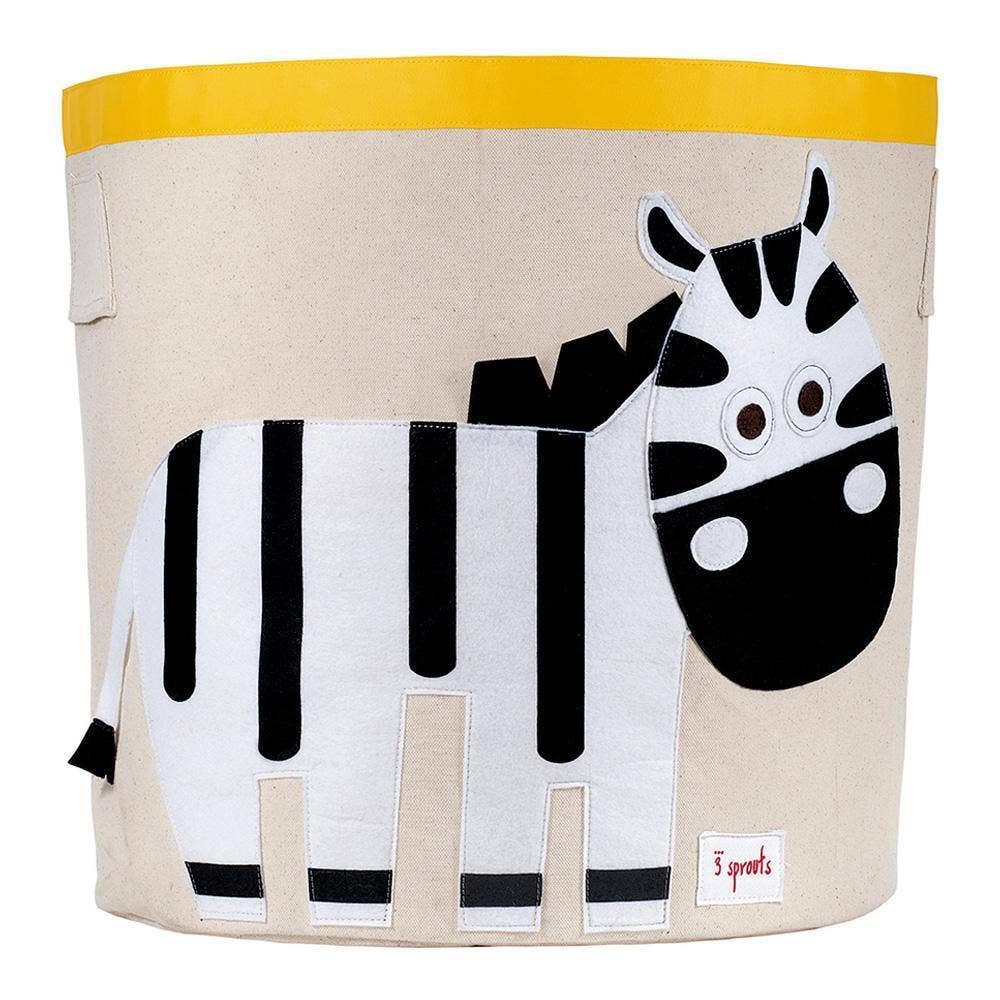 3 Sprouts - Zebra Storage Bin