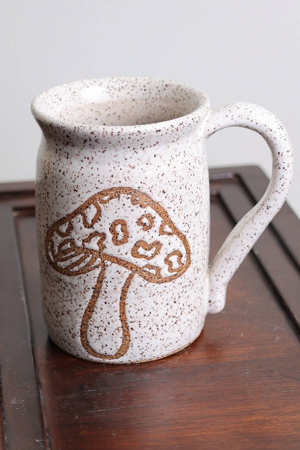 Artisan Hand-Thrown Nature Mugs