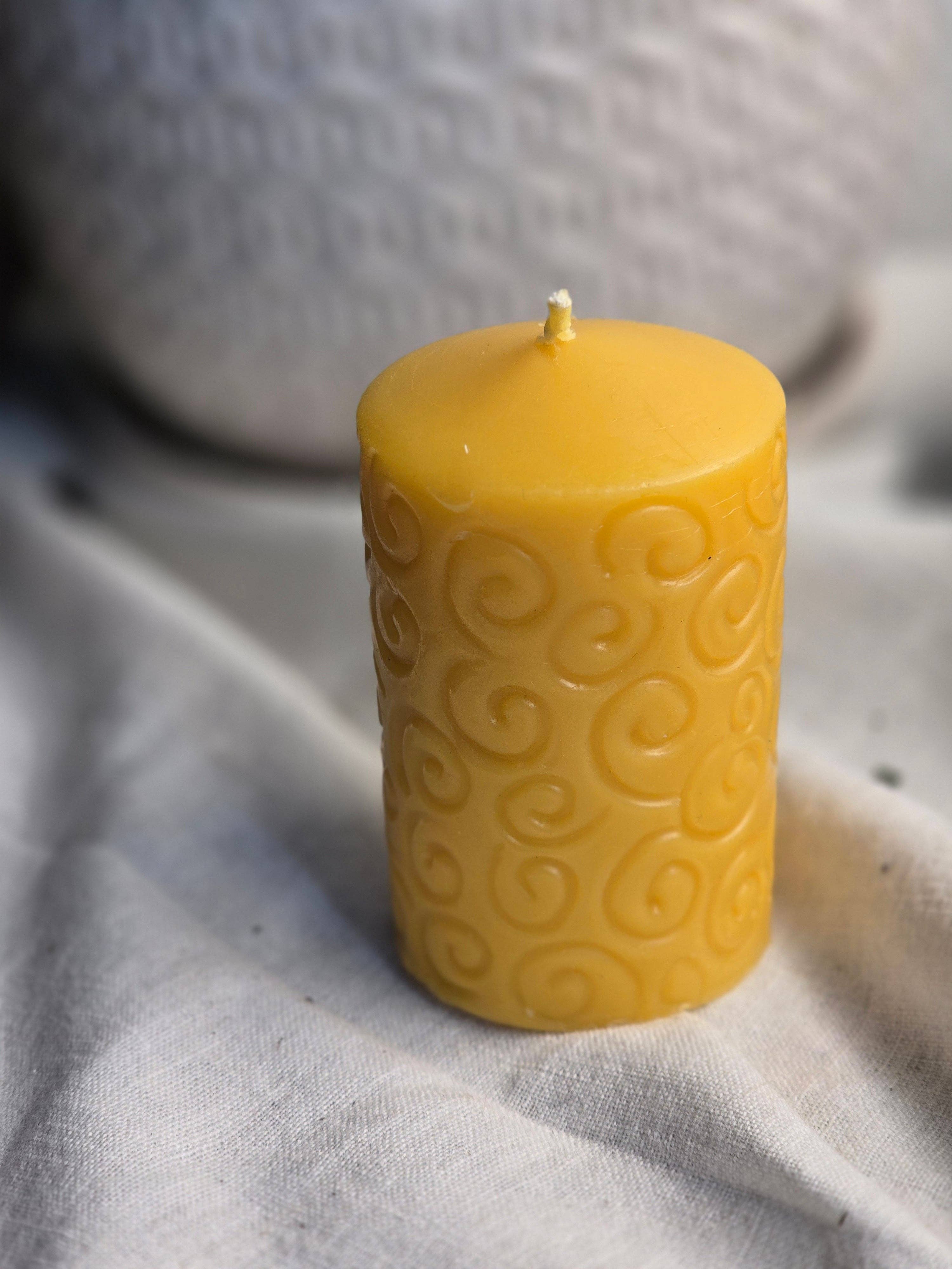 Farm and Hive - Cosmic Dance Pillar | Beeswax Candle