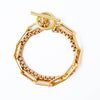 Nest Pretty Things - Double Paperclip  Gold Chain Bracelet With Toggle