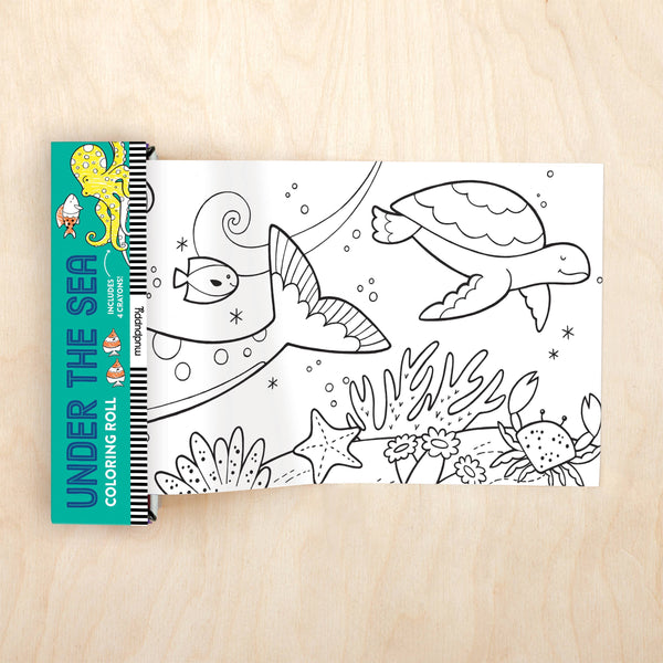 Under The Sea Mini Coloring Roll