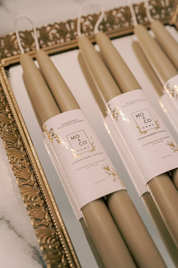 Mo&Co Home - Limited Edition! Bayberry Dipped Taper Candles