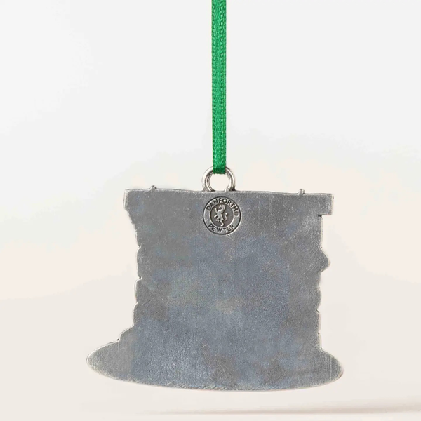 Danforth Pewter | Handcrafted Heirloom Quality Gifts - Hung with Care Ornament | Christmas Ornament | Pewter Gift