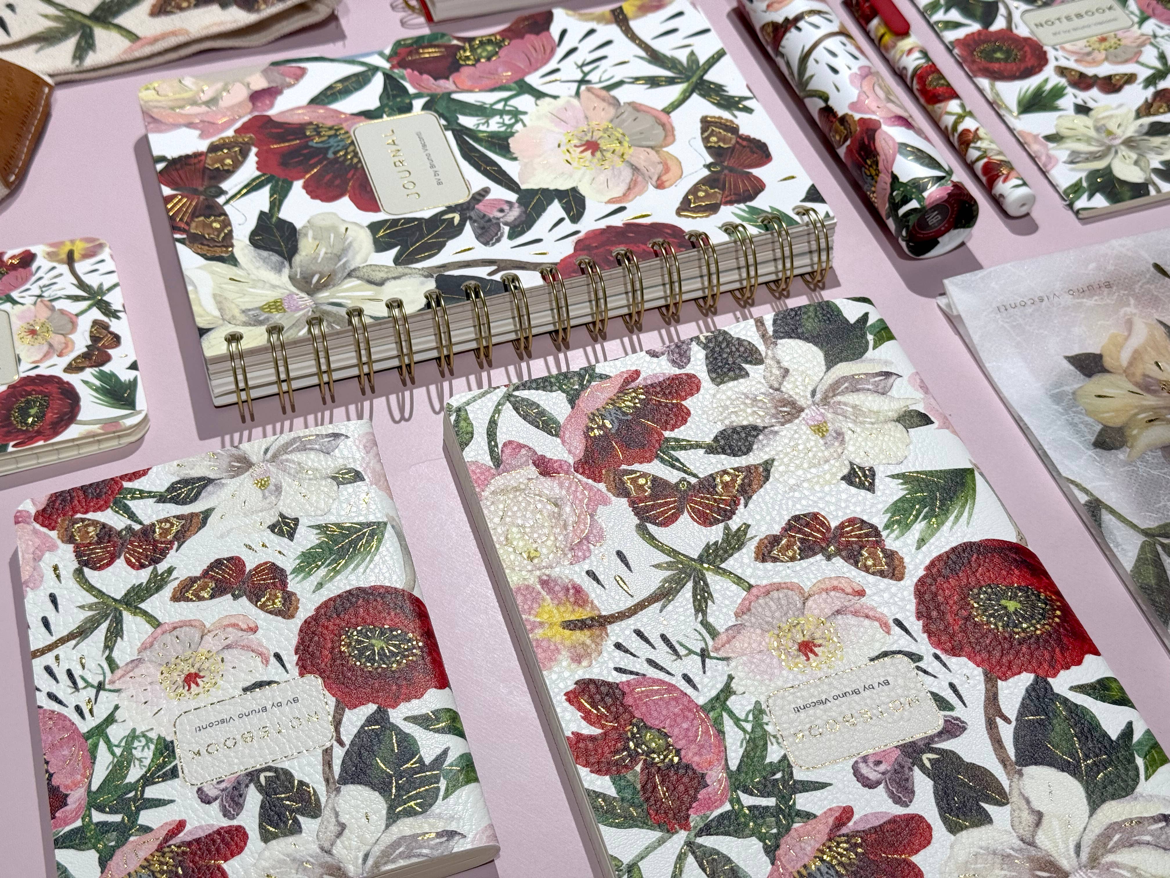 BV by Bruno Visconti - Small Notebook Peonies