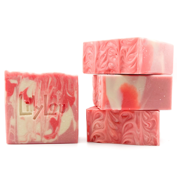 Lilly Lou Soap Co. - Rose Bud Soap Bar  | Valentine's Day Soap | Goat Milk Soap