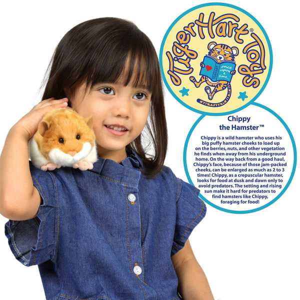VIAHART Toy Co. - Chippy The Hamster - 6.5 Inch Stuffed Animal Plush