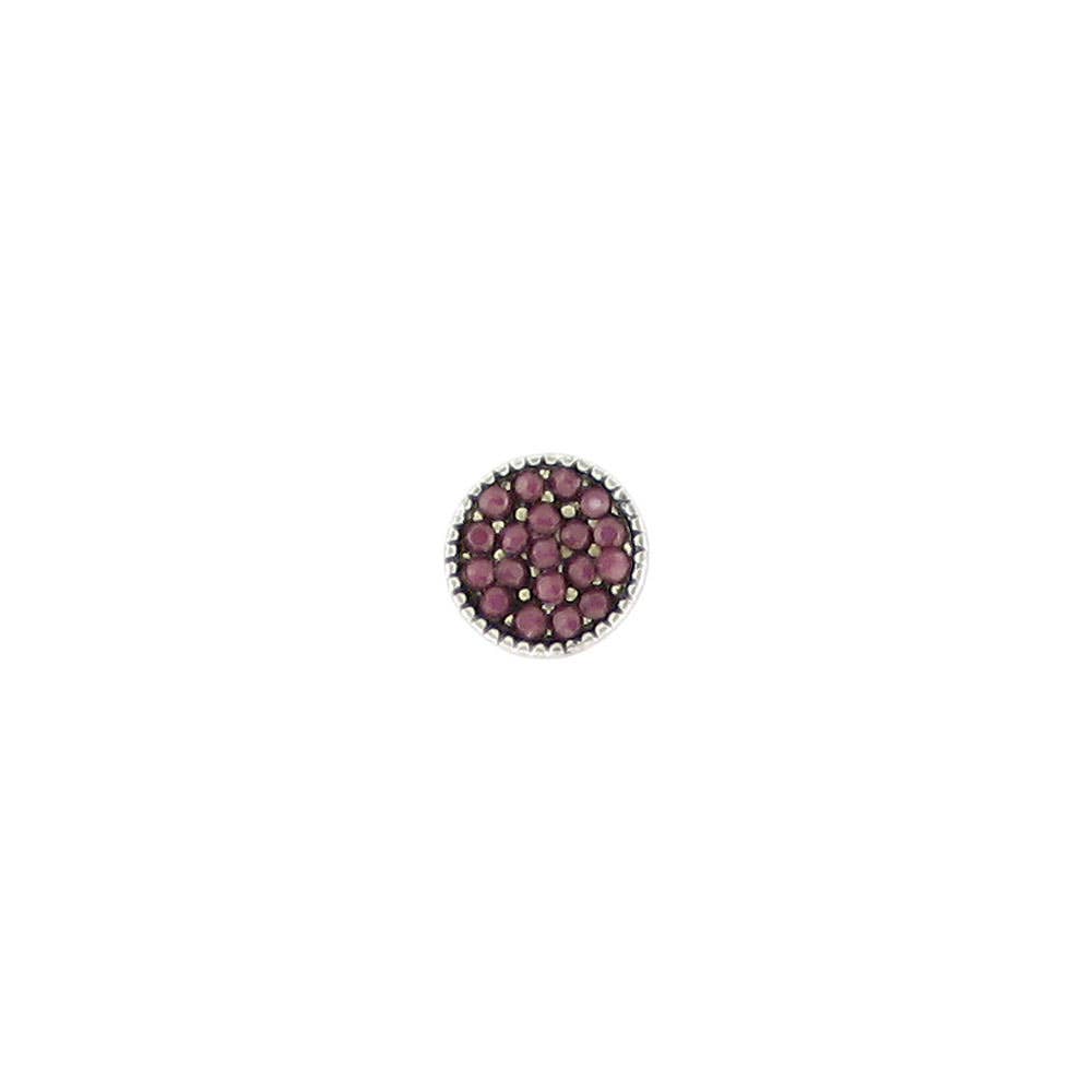 Baked Beads - Opaque Pave Post Earrings