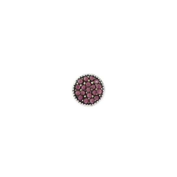 Baked Beads - Opaque Pave Post Earrings