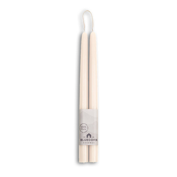 Bluecorn Candles - Beeswax Taper Candles – Eco-Friendly, Dripless & Handmade