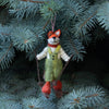 The Winding Road - Ornament - Christmas Decor - Fox on Skis, Assorted