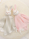 Under the Nile - Lovey Bunny Blanket Friend - Pink Stripe