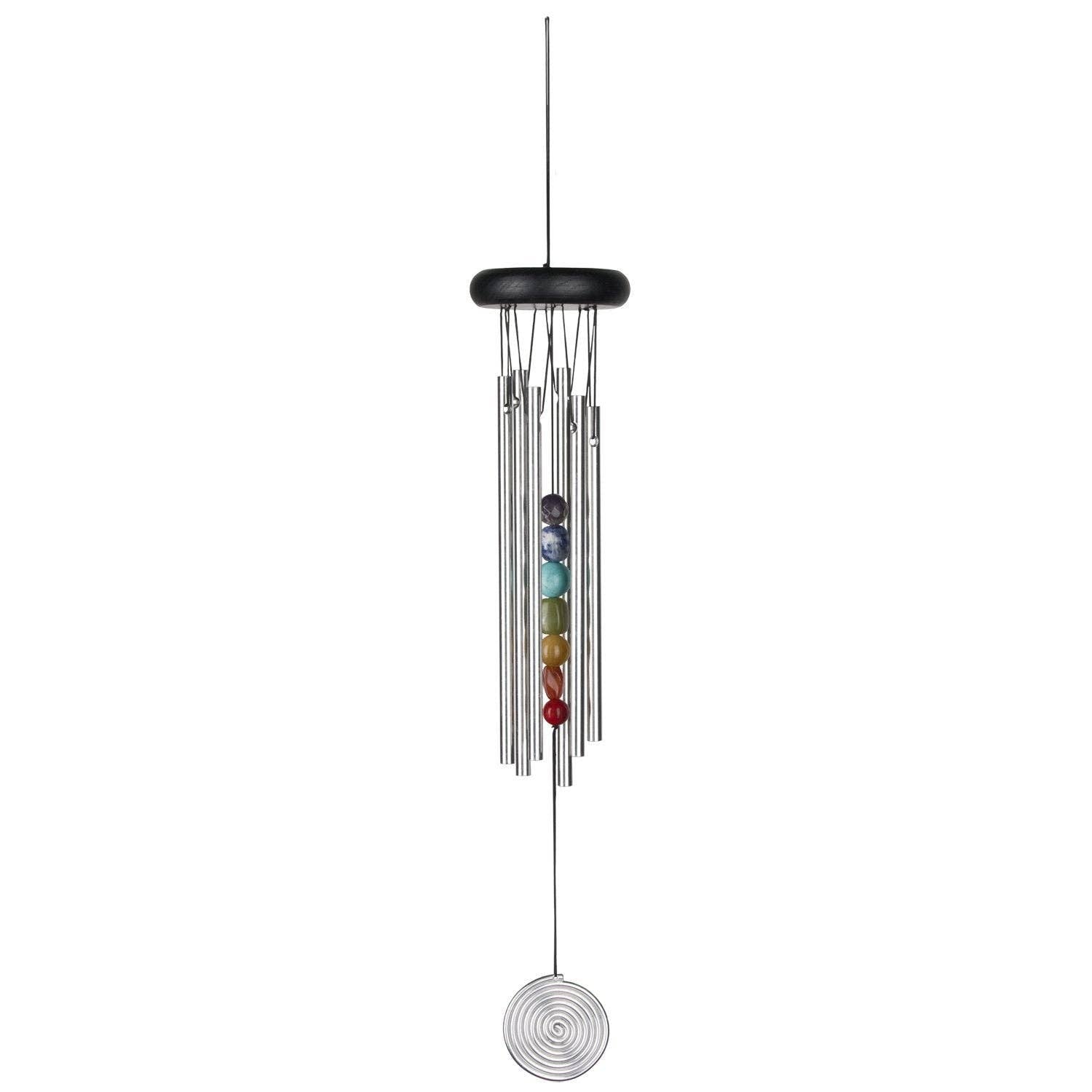 Woodstock Chimes - Woodstock Chakra Chime™ - Seven Stones, Silver
