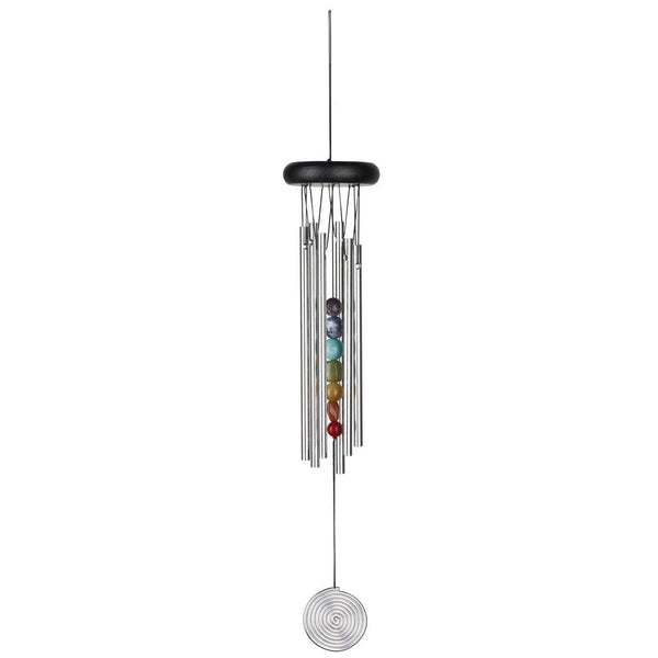 Woodstock Chimes - Woodstock Chakra Chime™ - Seven Stones, Silver