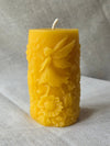 Farm and Hive - Garden Fairy Pillar | Beeswax Candle