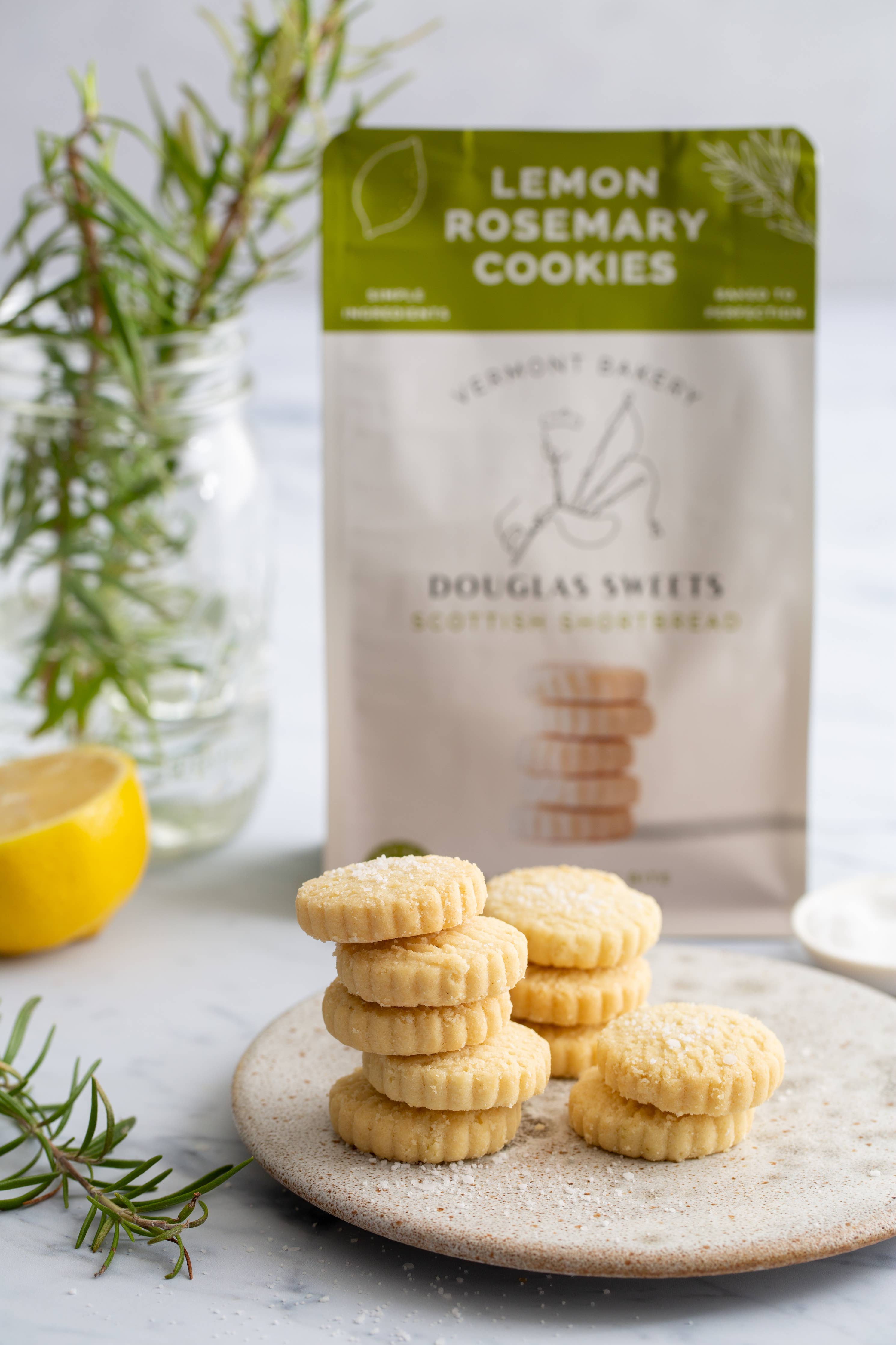 Douglas Sweets - Lemon Rosemary Savory Cookies