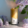 Bluecorn Candles - Beeswax Pillar Candles - 100% Pure, Dripless, 8 Sizes