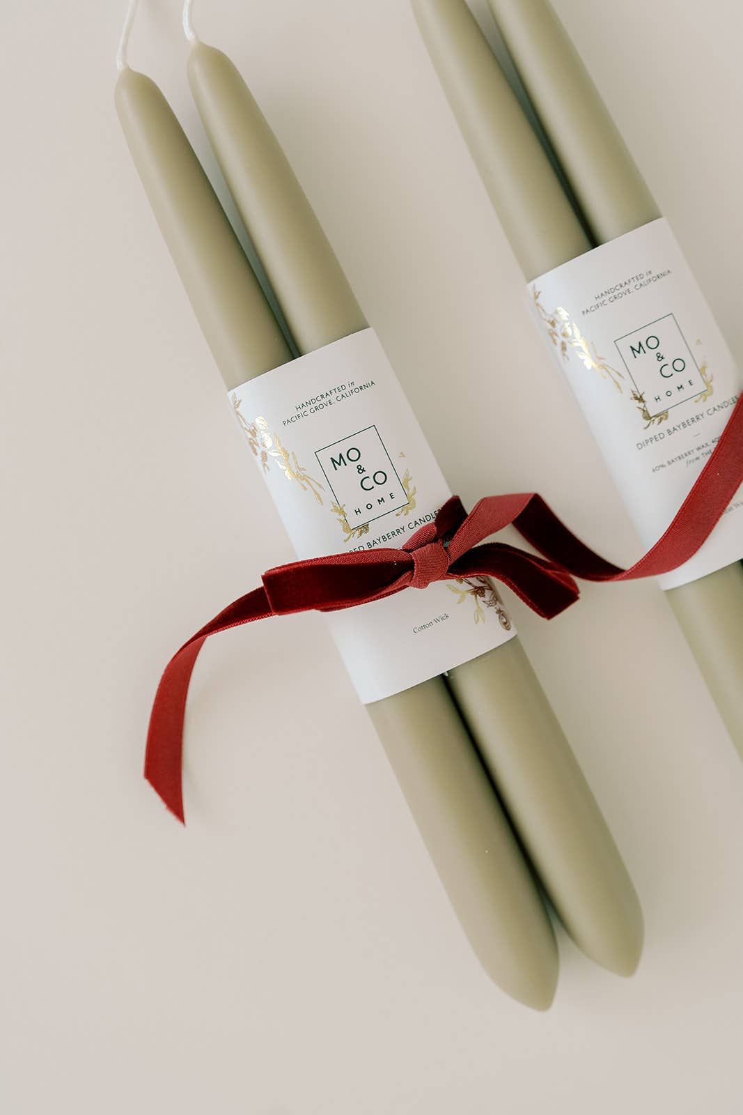 Mo&Co Home - Limited Edition! Bayberry Dipped Taper Candles