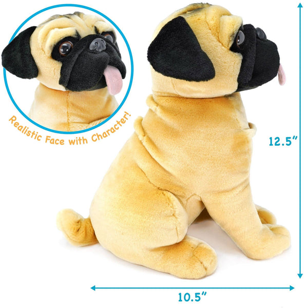 Princeton the Pug | 13 Inch Stuffed Animal Plush