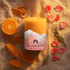 Bluecorn Candles - Scented Beeswax Pillar Candle - Essential Oils, 3x4in