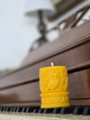 Farm and Hive - Forest Owl Pillar | Beeswax Candle