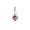 Baked Beads - Heart Crystal Earrings