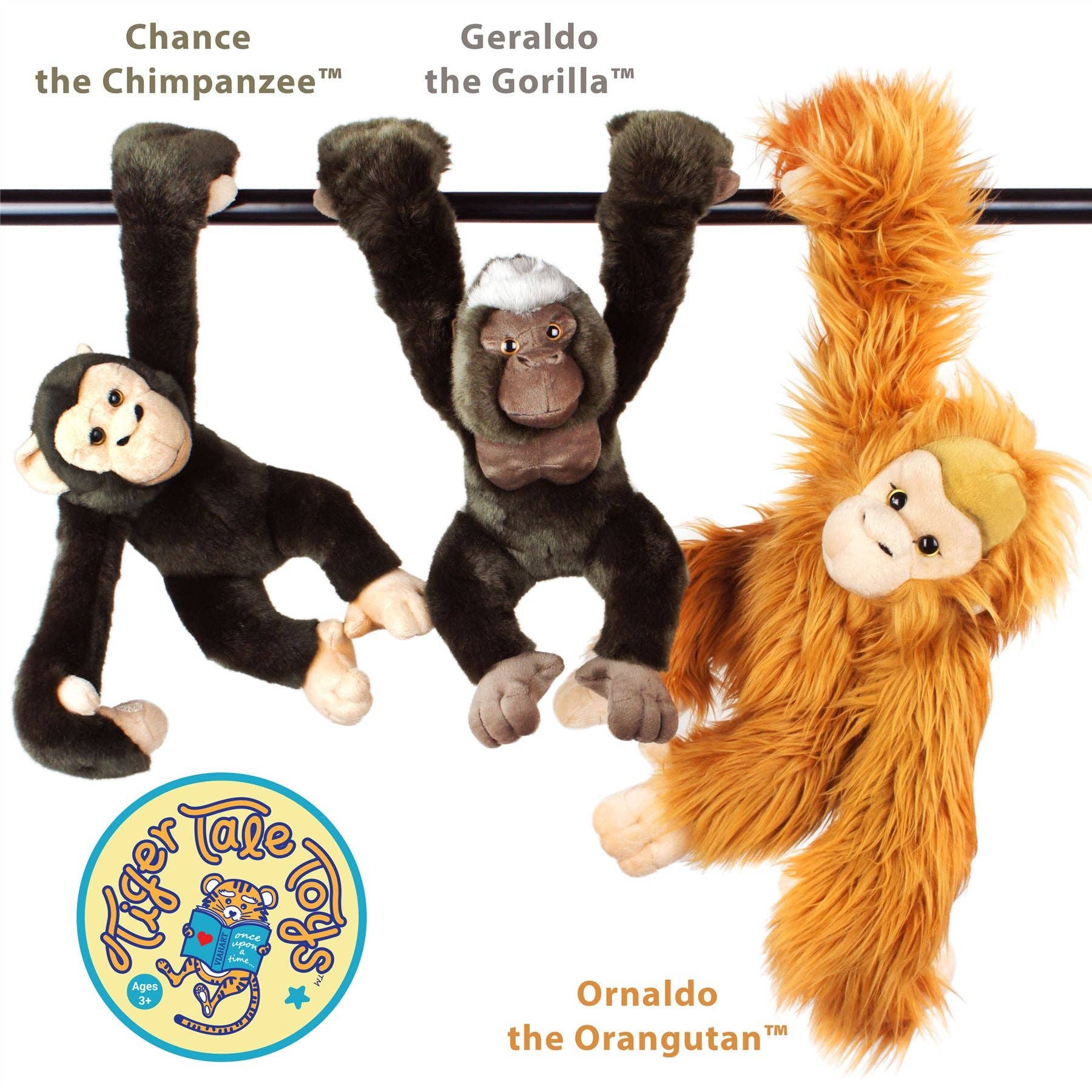 Geraldo The Gorilla | 15 Inch Stuffed Animal Plush