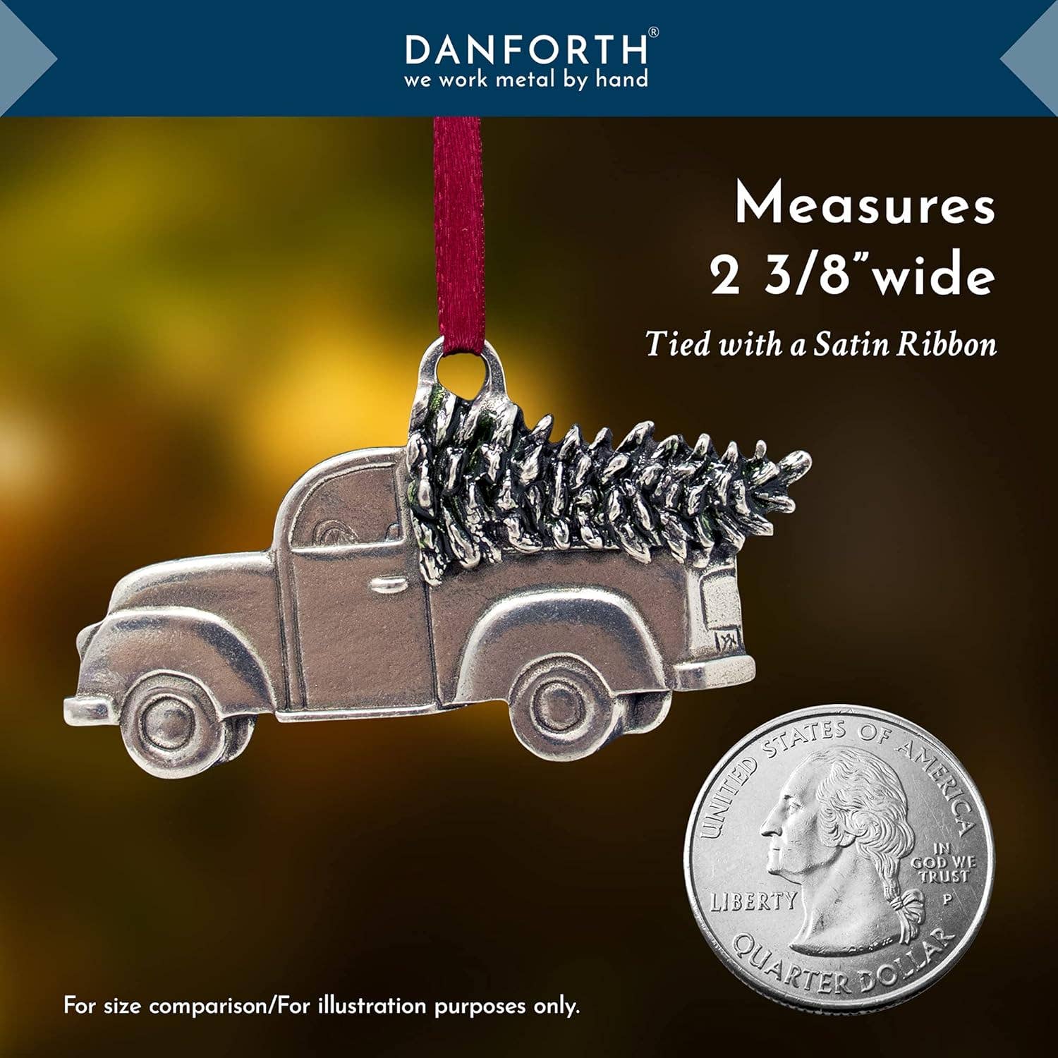 Danforth Pewter | Handcrafted Heirloom Quality Gifts - A Keeper 2013 Annual Ornament | Pewter | Tree Ornament