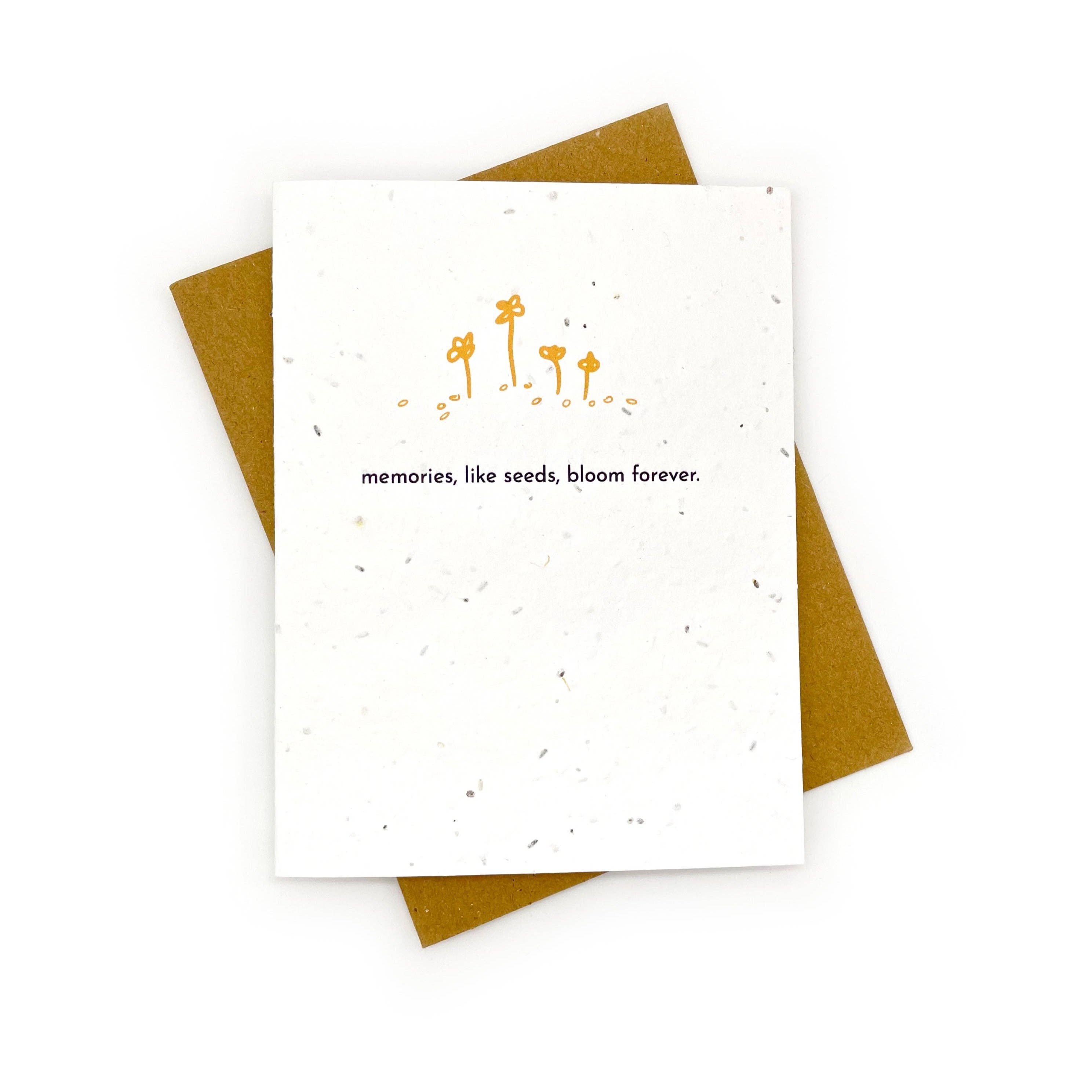 Cato & Company - Memories Bloom Forever Card