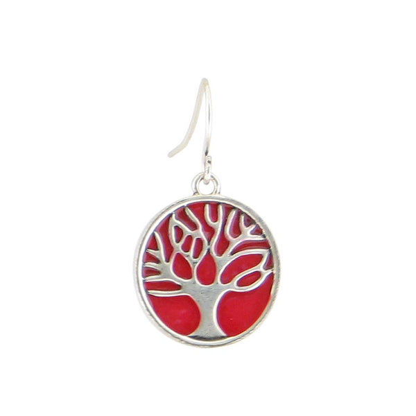 Baked Beads - Enamel Tree of Life Earring