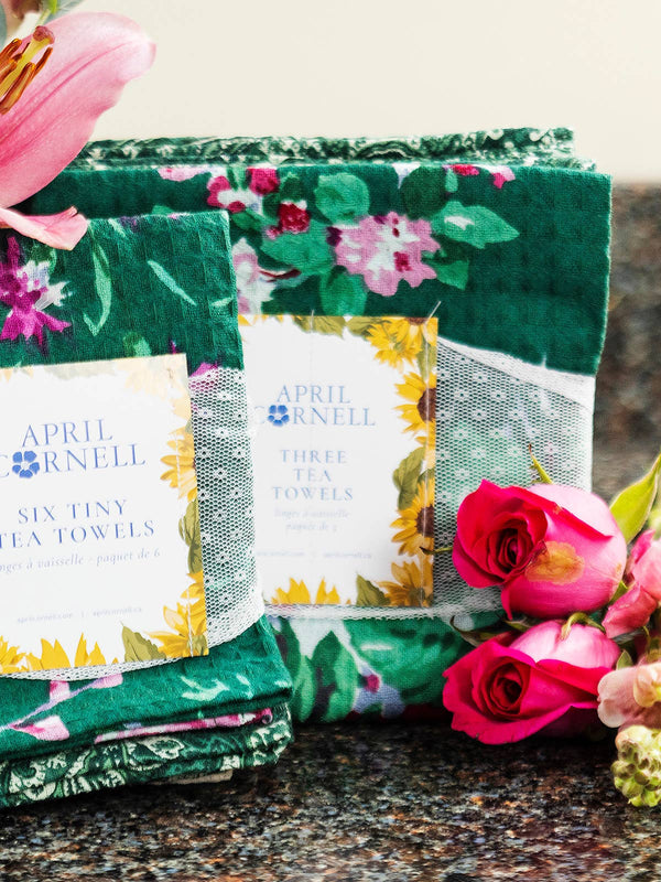 April Cornell - English Ivy Patchwork Tea Towel Bundle