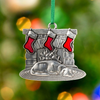 Danforth Pewter | Handcrafted Heirloom Quality Gifts - Hung with Care Ornament | Christmas Ornament | Pewter Gift