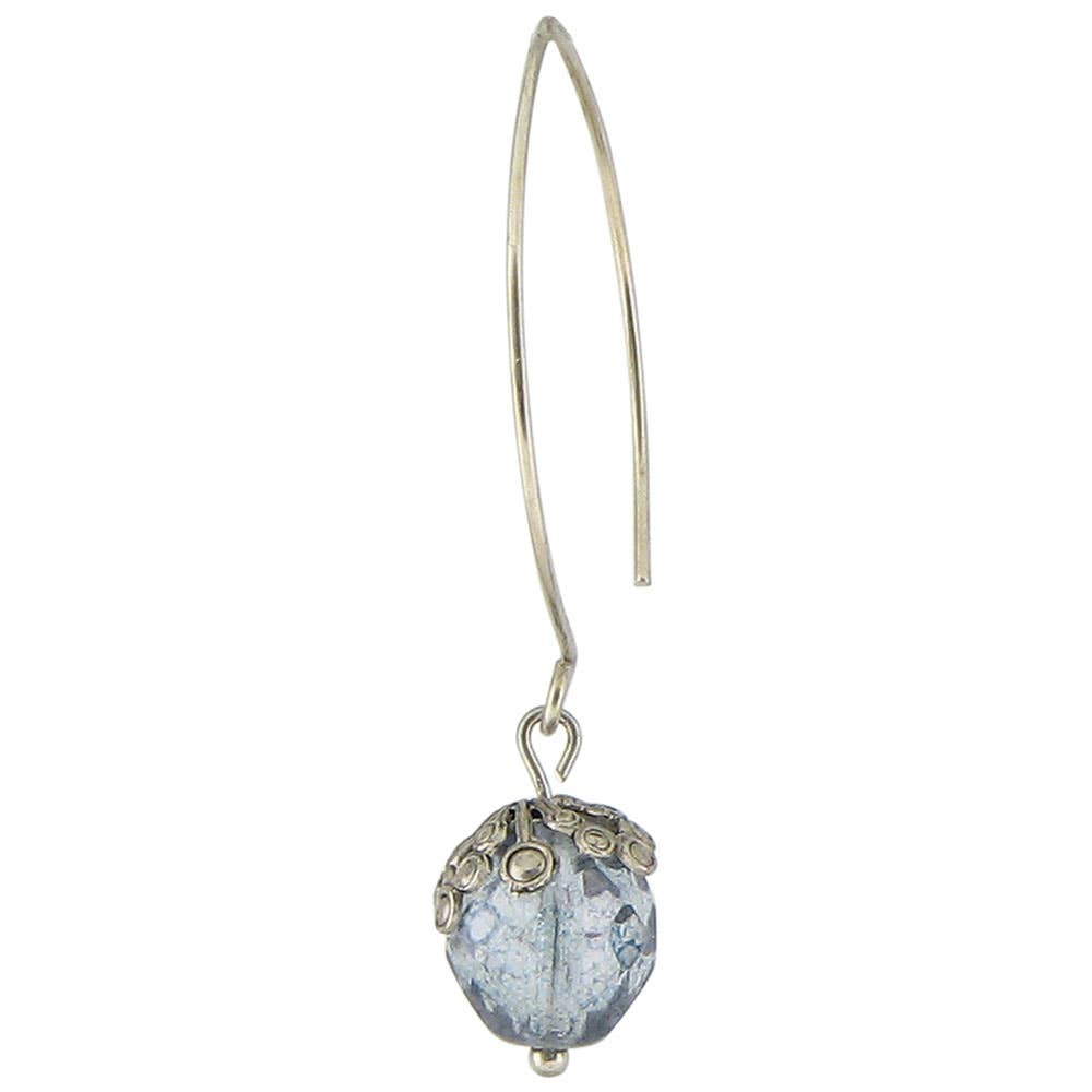 Baked Beads - Faceted Filigree Ball Earrings