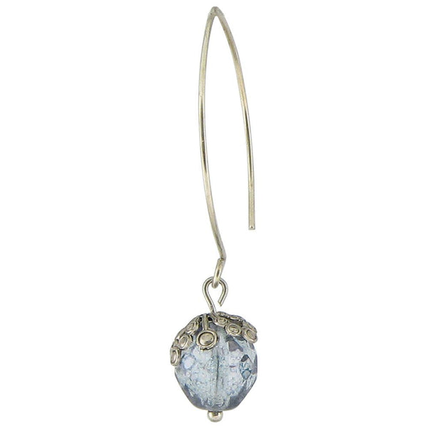 Baked Beads - Faceted Filigree Ball Earrings