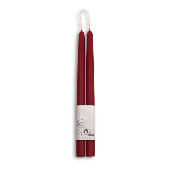 Bluecorn Candles - Beeswax Taper Candles – Eco-Friendly, Dripless & Handmade