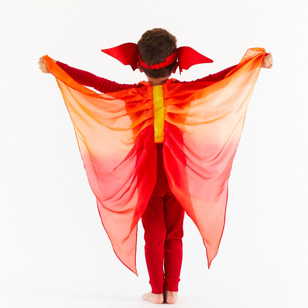 Sarah’s Silks - Red Dinosaur Wings