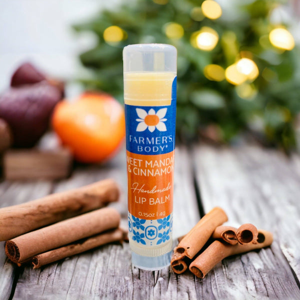 Farmer's Body - *Limited Edition* Sweet Mandarin & Cinnamon Lip Balm (Vegan)