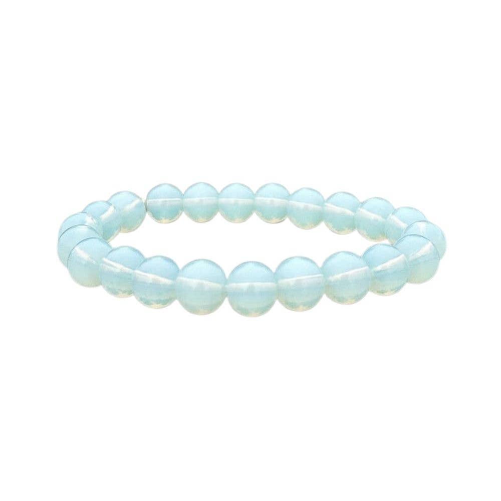 Crystal Bracelet - 8mm Opalite