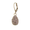 Baked Beads - Pave Crystal Teardrop Earrings