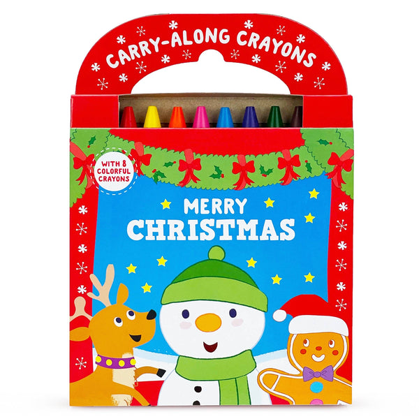 Cottage Door Press - Merry Christmas Coloring Book with Crayons Set