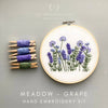 And Other Adventures Embroidery Co - Embroidery KIT - Meadow in Grape
