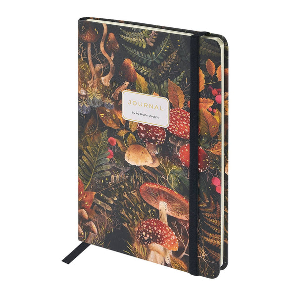 BV by Bruno Visconti - Hard Cover Journal A5 - Forest Mushrooms 