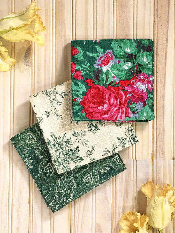 April Cornell - English Ivy Patchwork Tea Towel Bundle