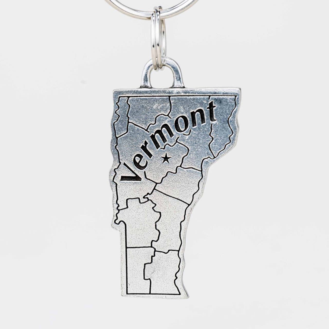 Danforth Pewter - Vermont Keyring