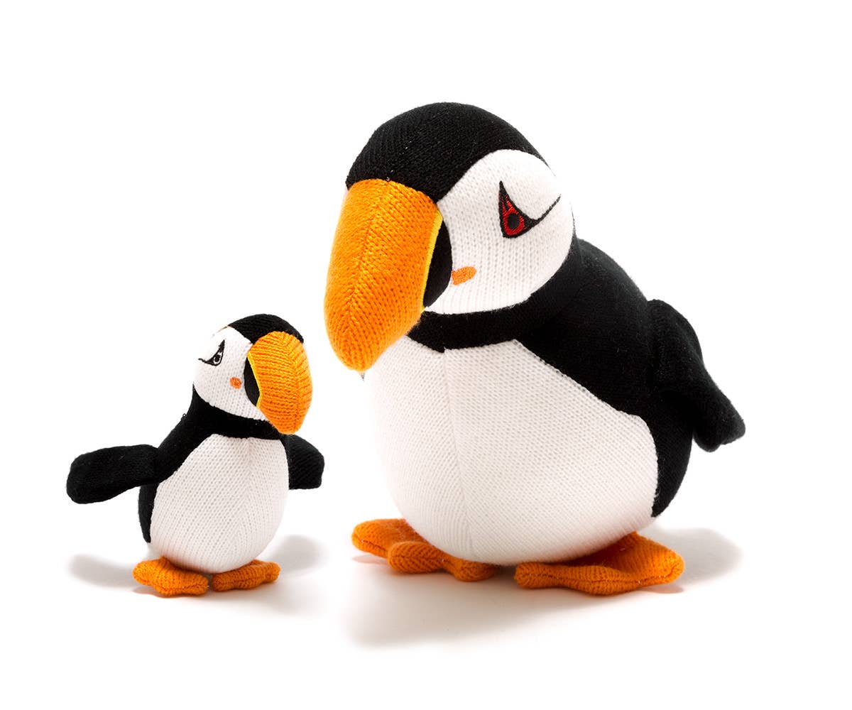 Best Years Ltd - Knitted Puffin Plush Toy
